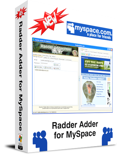 Radder Adder for MySpace